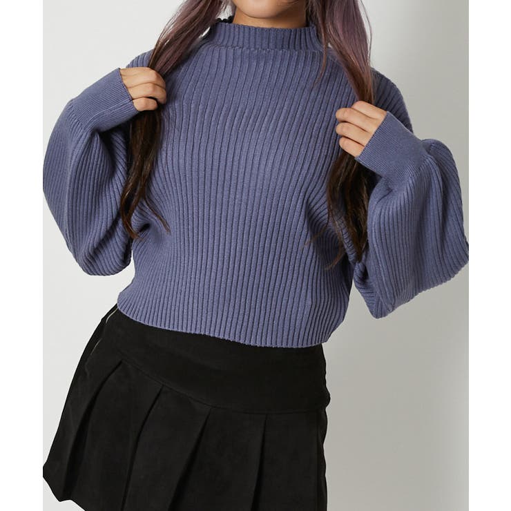モチモチボトルネックショート丈プルオーバー | GORGE  | 詳細画像3 