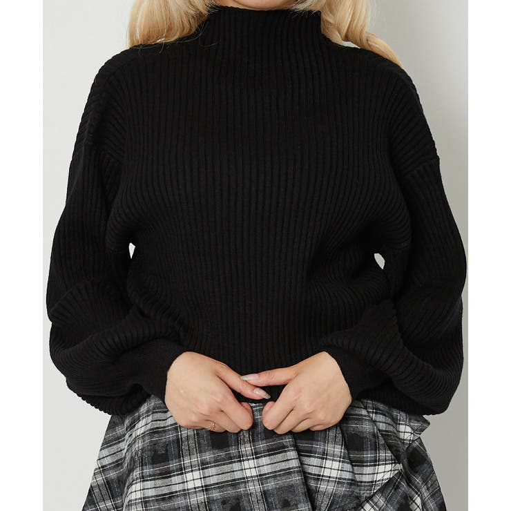 モチモチボトルネックショート丈プルオーバー | GORGE  | 詳細画像4 