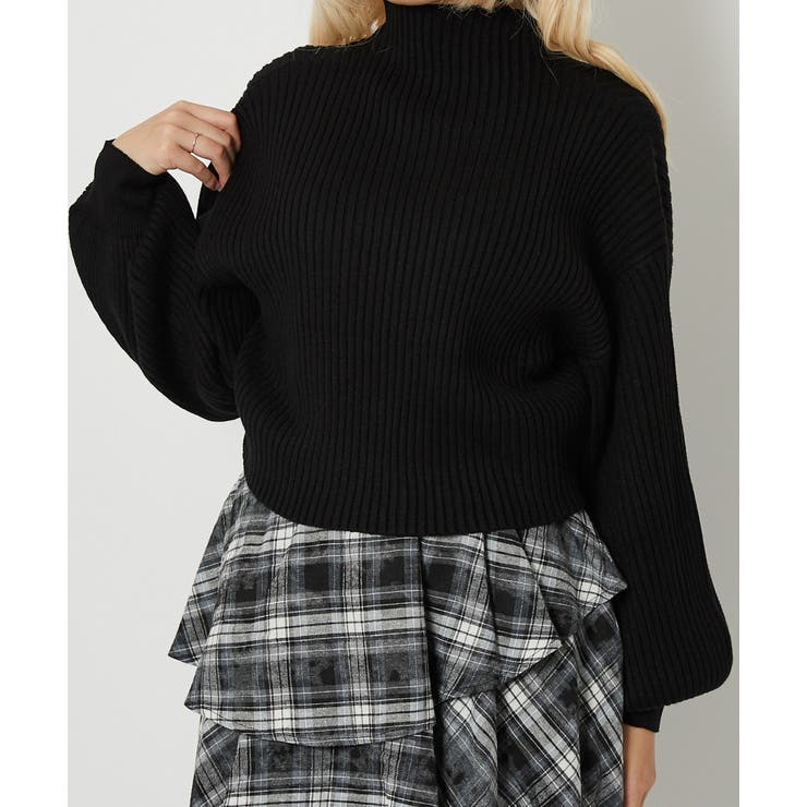 モチモチボトルネックショート丈プルオーバー | GORGE  | 詳細画像18 