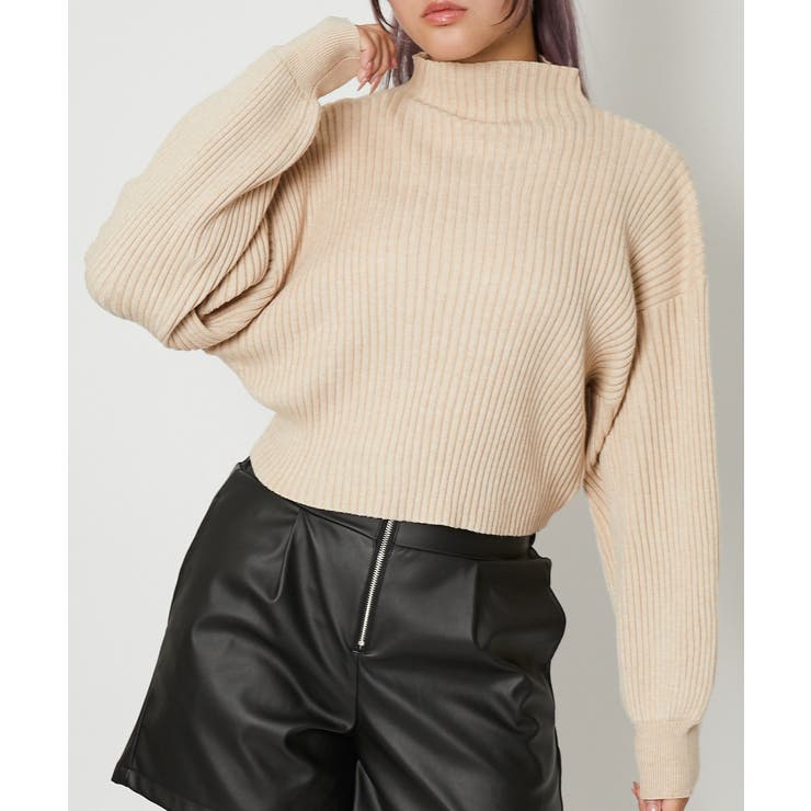 モチモチボトルネックショート丈プルオーバー | GORGE  | 詳細画像20 