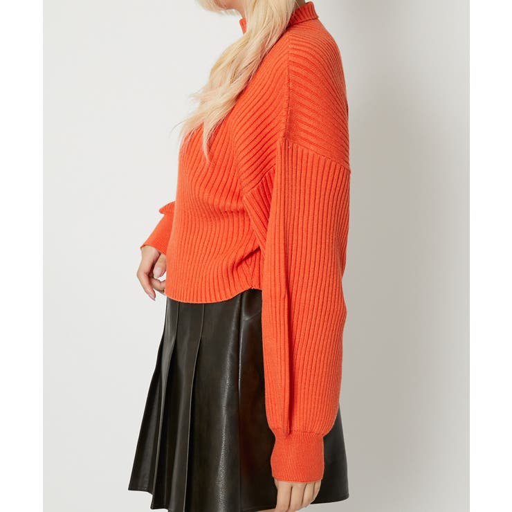 モチモチボトルネックショート丈プルオーバー | GORGE  | 詳細画像22 