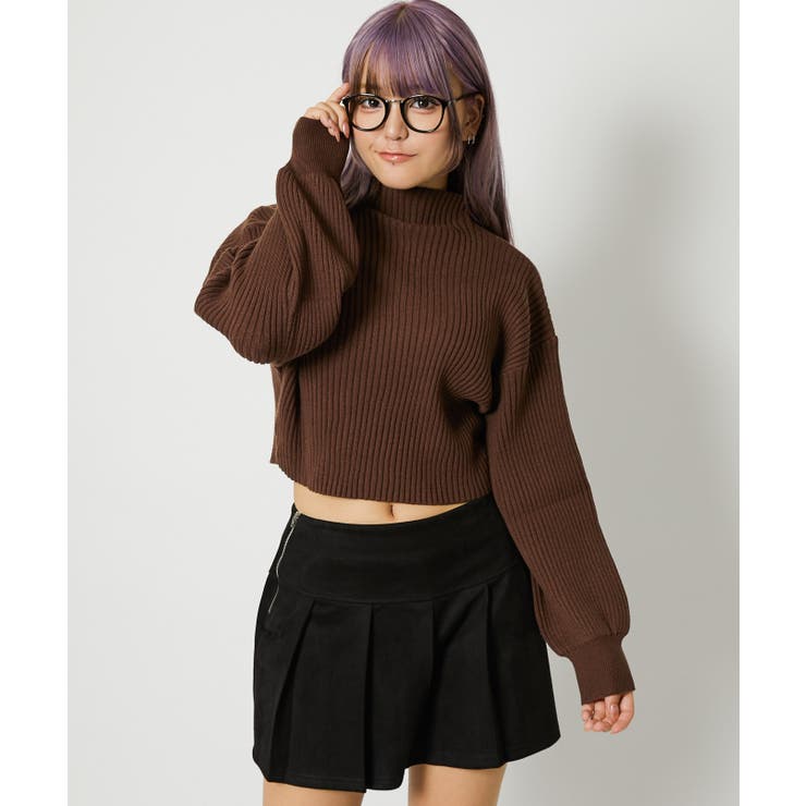 モチモチボトルネックショート丈プルオーバー | GORGE  | 詳細画像24 