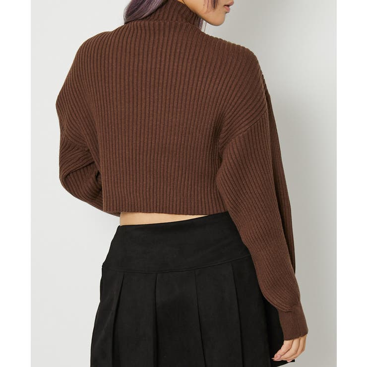 モチモチボトルネックショート丈プルオーバー | GORGE  | 詳細画像26 