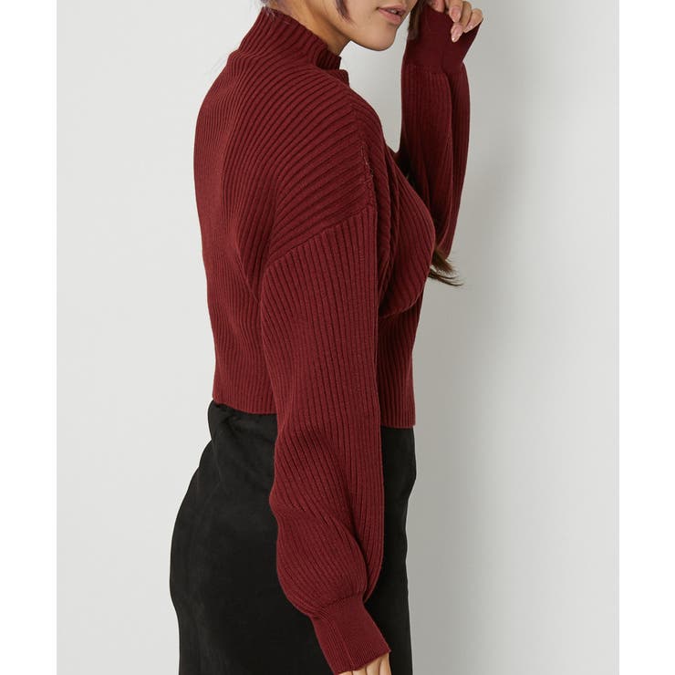 モチモチボトルネックショート丈プルオーバー | GORGE  | 詳細画像28 