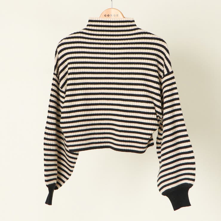 ＢＫ／ＢＥ | モチモチボトルネックショート丈プルオーバー | GORGE 