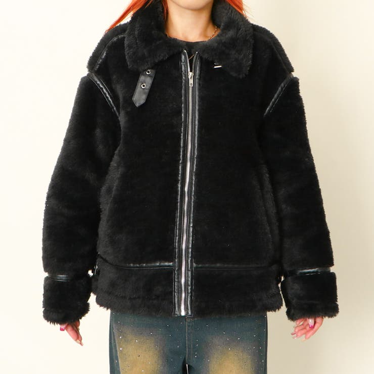 ボアオーバーサイズフライトジャケット | GORGE  | 詳細画像2 