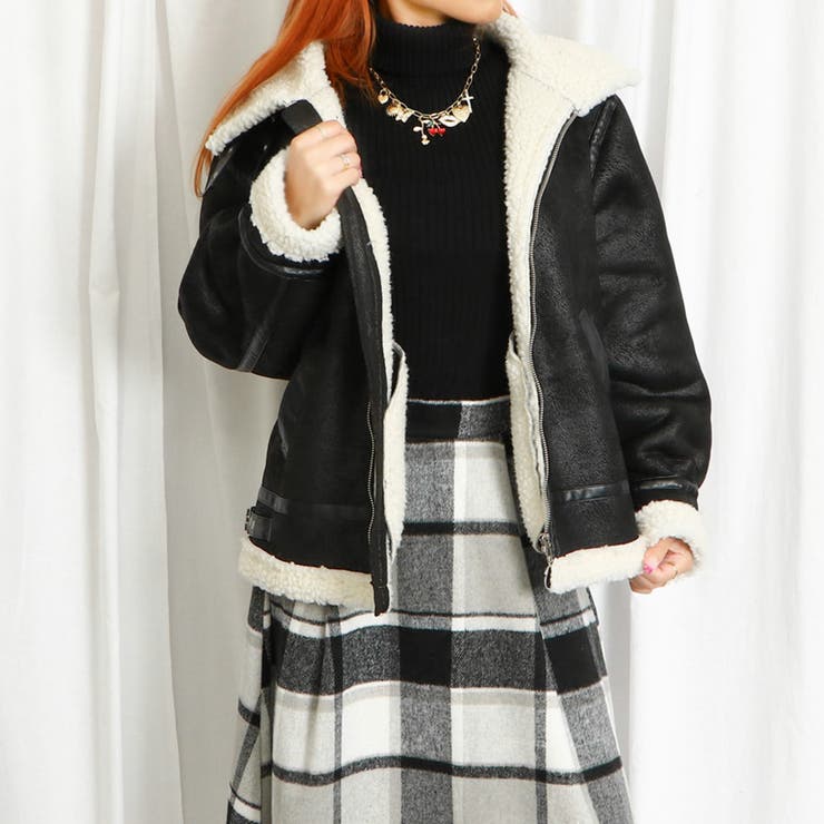 ビンテージムートンフライトジャケット[品番：GORW0009544]｜GORGE  （ゴージ）のレディースファッション通販｜SHOPLIST（ショップリスト）