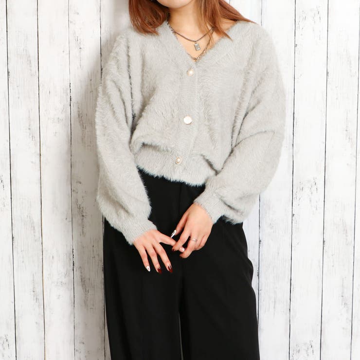 フェザーショートカーディガン[品番：GORW0009662]｜GORGE （ゴージ