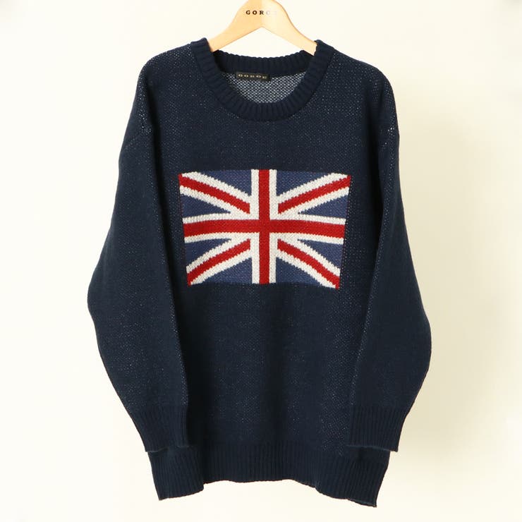 イギリス国旗ニット[品番：GORW0009477]｜GORGE （ゴージ）の