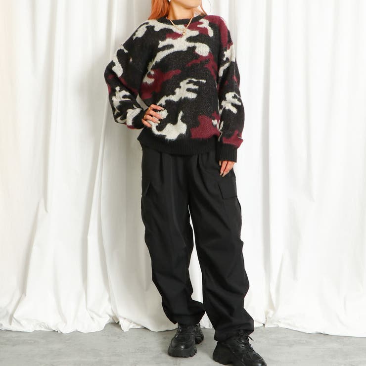 モヤ柄ニットプルオーバー | GORGE  | 詳細画像8 