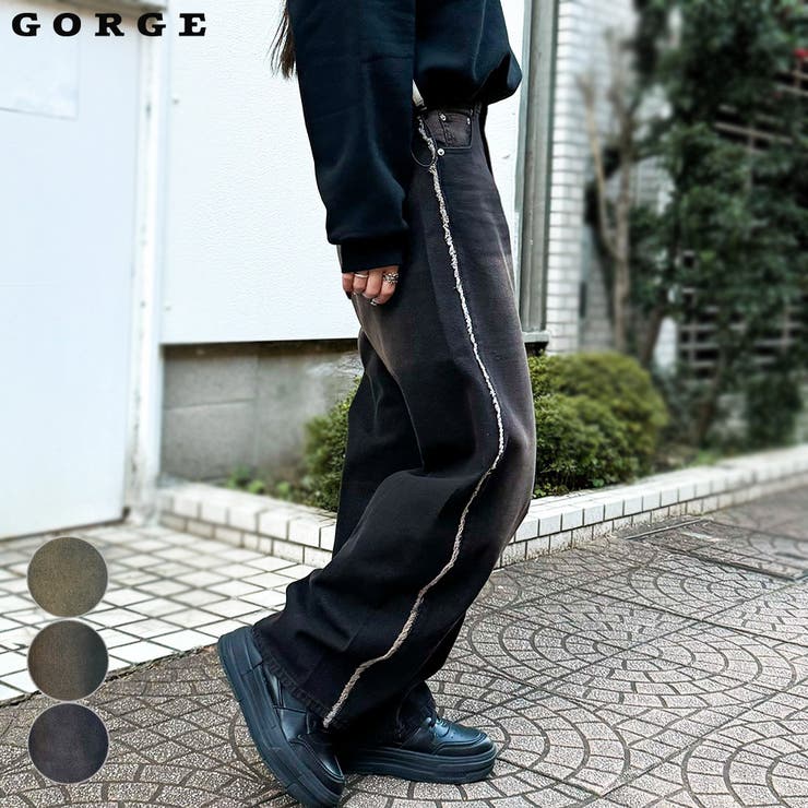 バレルフリンジデニムパンツ | GORGE  | 詳細画像1 