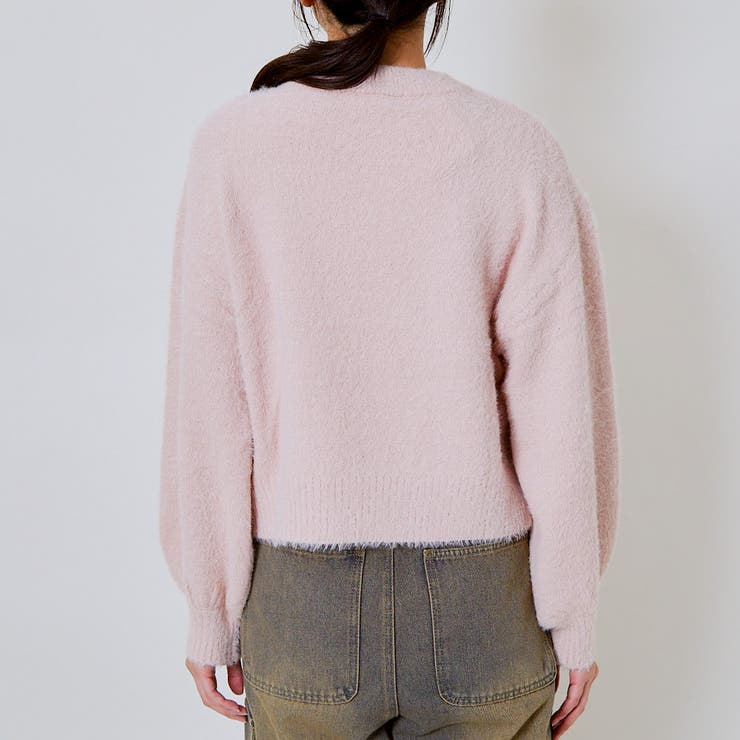 ロゴラメフェザーニットプルオーバー[品番：GORW0009711]｜GORGE