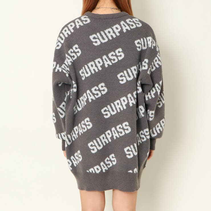 総ロゴニットチュニックワンピース[品番：GORW0009681]｜GORGE （ゴージ）のレディースファッション通販｜SHOPLIST（ショップリスト）