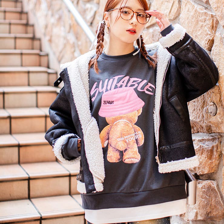 ツイルバケット貼り付け裏起毛プルオーバー | GORGE  | 詳細画像6 