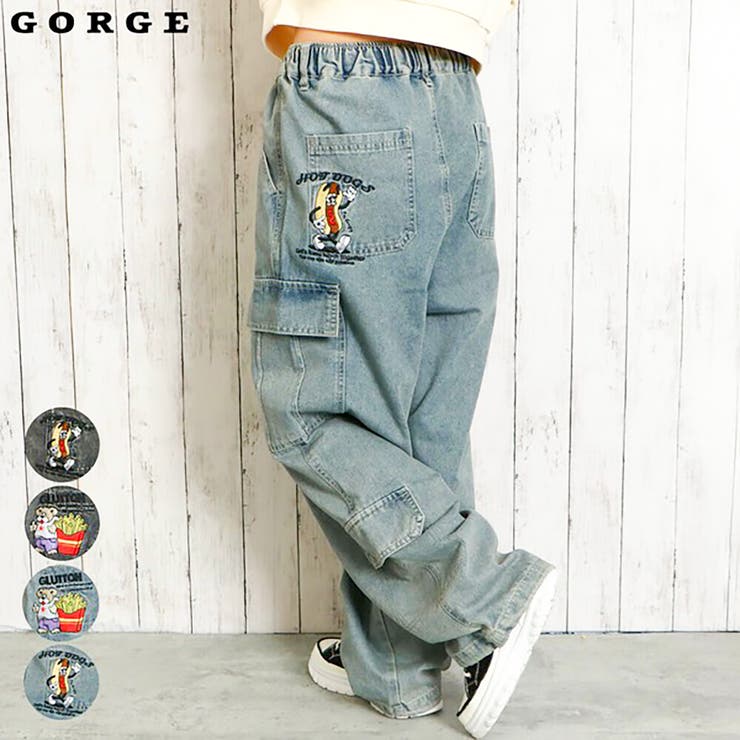 刺しゅうカーゴデニムパンツ[品番：GORW0009692]｜GORGE （ゴージ）のレディースファッション通販｜SHOPLIST（ショップリスト）