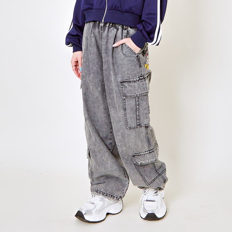 刺しゅうカーゴデニムパンツ[品番：GORW0009692]｜GORGE