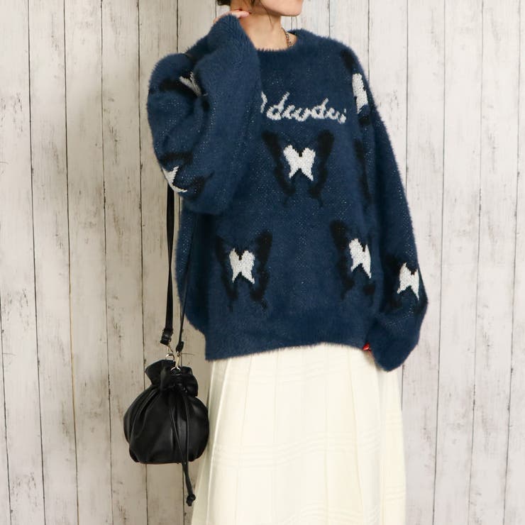 バタフライロゴフェザーニットプルオーバー | GORGE  | 詳細画像10 