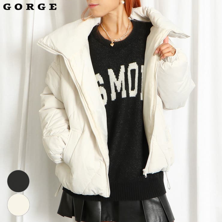 ダイヤキルトＢＩＧカラーブルゾン | GORGE  | 詳細画像1 