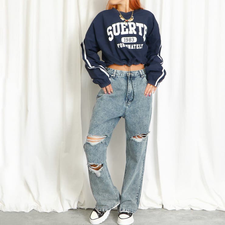 ナイロン短丈ギャザートップス | GORGE  | 詳細画像6 