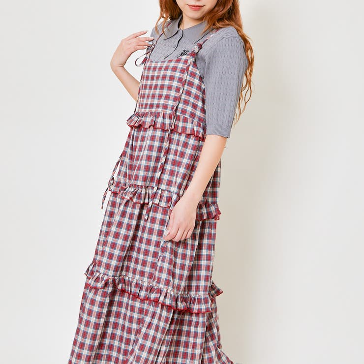 半袖襟付き刺しゅうニットプルオーバー | GORGE  | 詳細画像13 