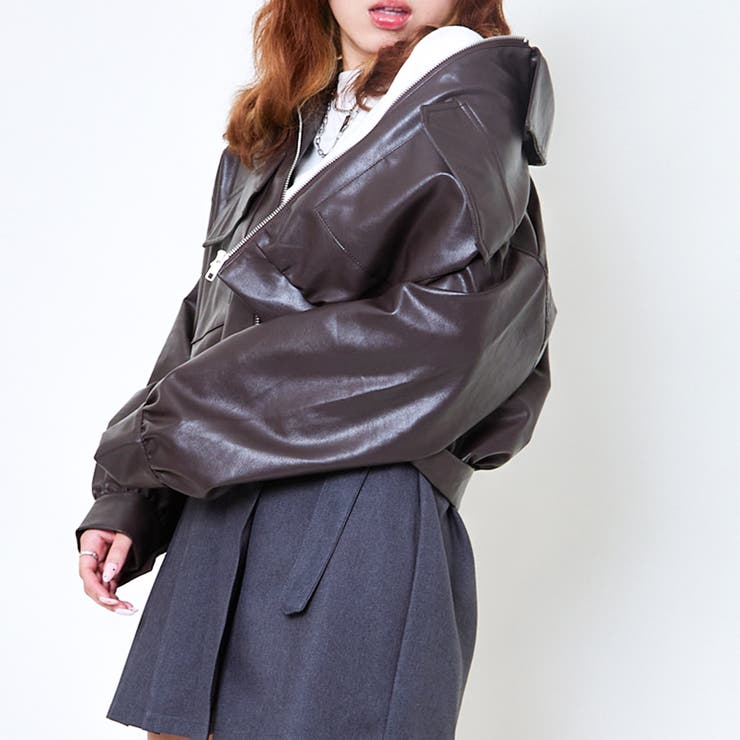 レディース ブルゾン 合皮ジャケット | GORGE  | 詳細画像10 