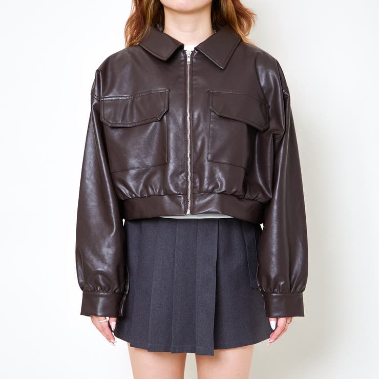 レディース ブルゾン 合皮ジャケット | GORGE  | 詳細画像22 