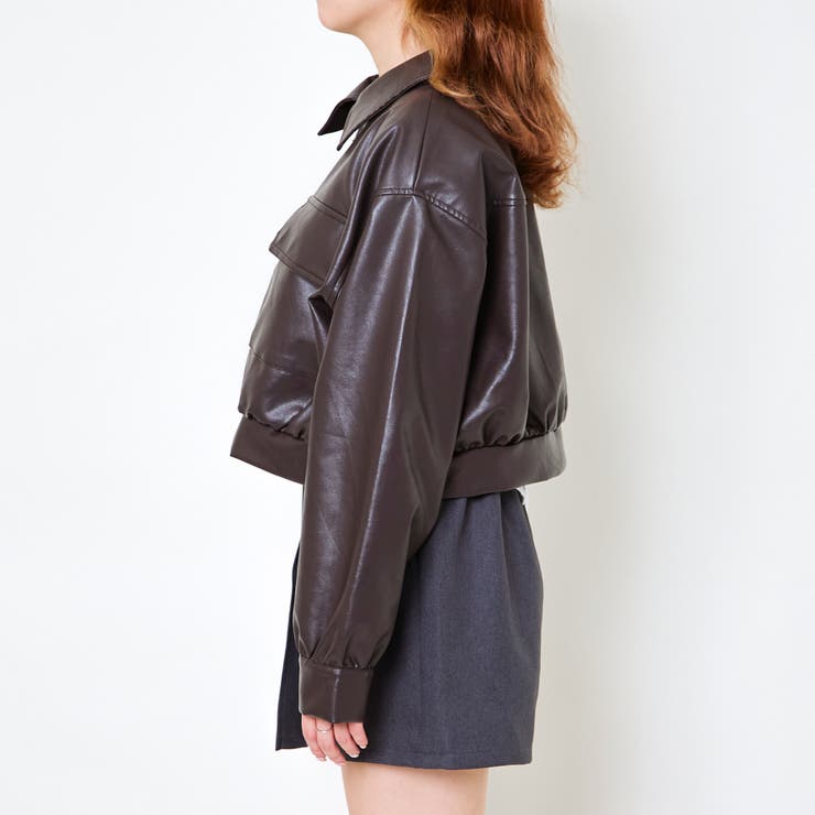 レディース ブルゾン 合皮ジャケット | GORGE  | 詳細画像23 