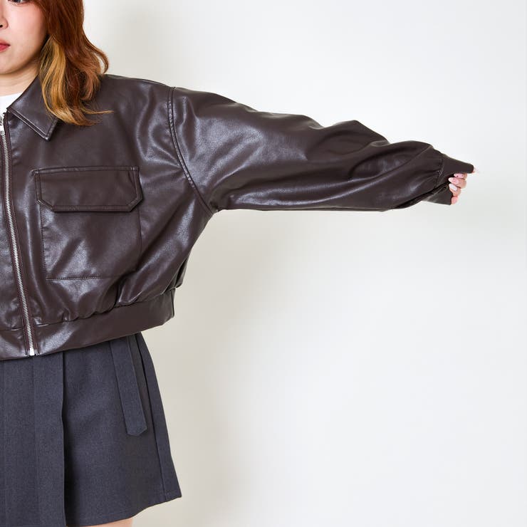 レディース ブルゾン 合皮ジャケット | GORGE  | 詳細画像26 