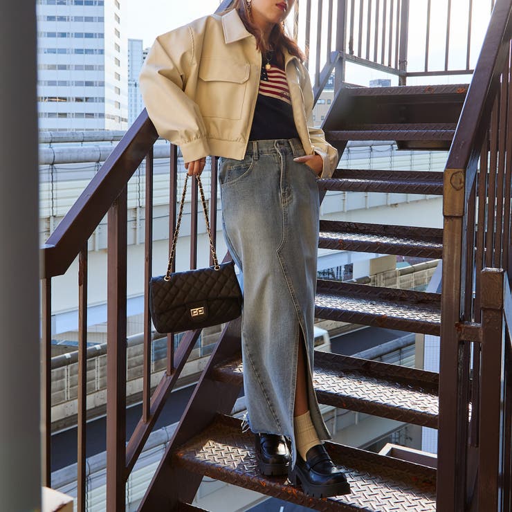 レディース ブルゾン 合皮ジャケット | GORGE  | 詳細画像5 