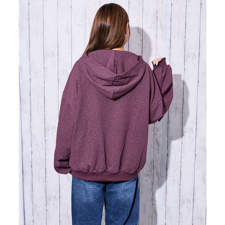 《ロゴ刺繍》ピグメントZIPパーカー／立体デザイン | GORGE  | 詳細画像5 