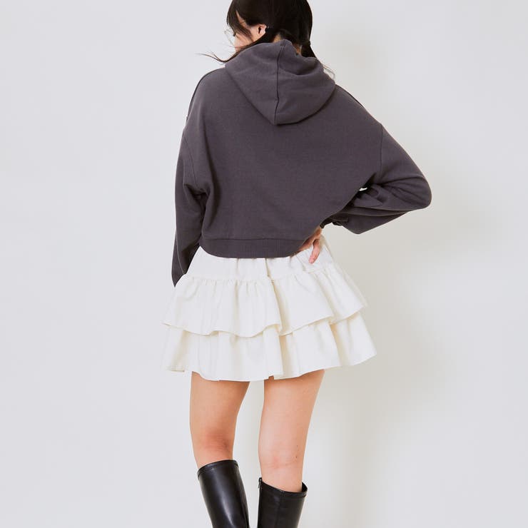 フード付きショート裏毛プルオーバー | GORGE  | 詳細画像10 