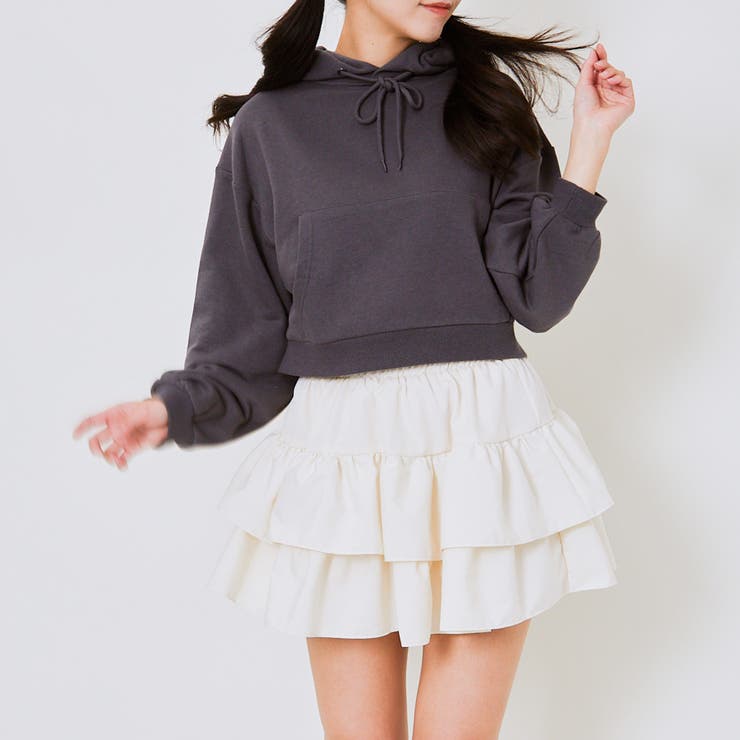 フード付きショート裏毛プルオーバー | GORGE  | 詳細画像11 