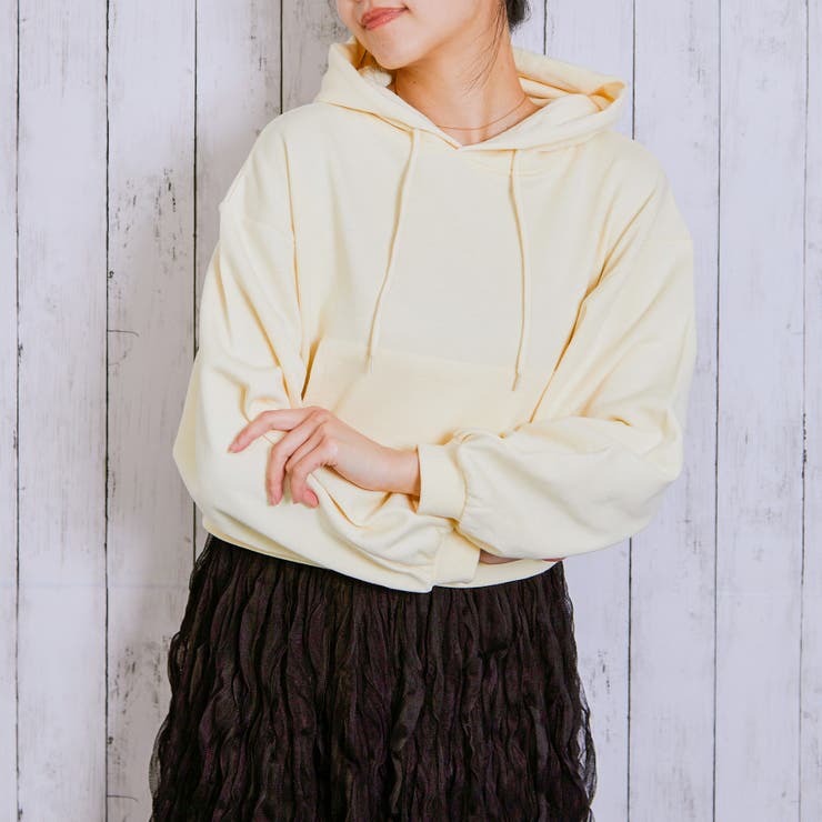 フード付きショート裏毛プルオーバー | GORGE  | 詳細画像14 