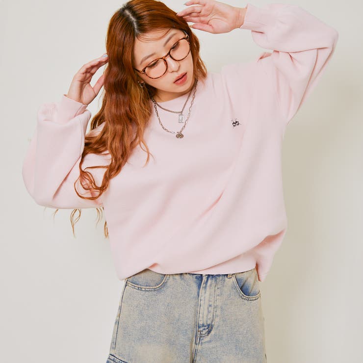 アソート刺しゅうスエットライクプルオーバー | GORGE  | 詳細画像17 