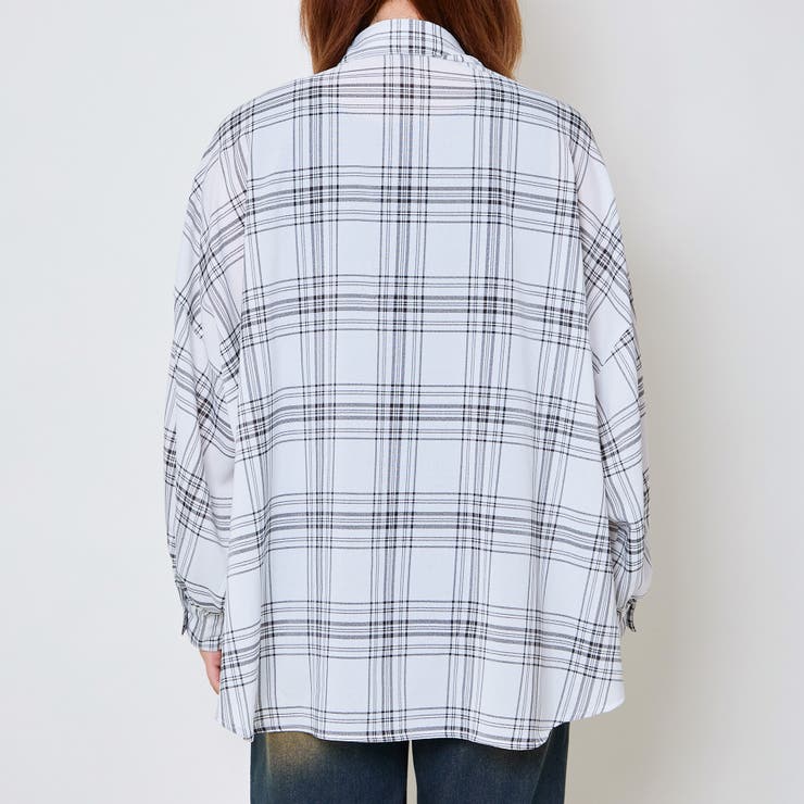 《タンクトップ付き×チェック柄》レディース 抜け感シャツ 2点セット 春夏秋	 | GORGE  | 詳細画像16 