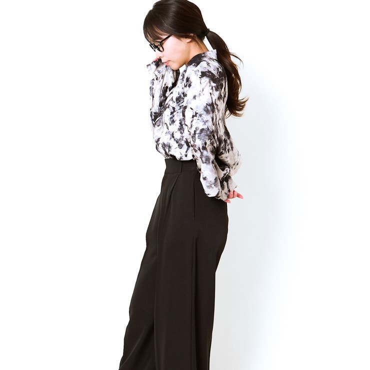 インナー付きモヤ柄シャツ | GORGE  | 詳細画像8 