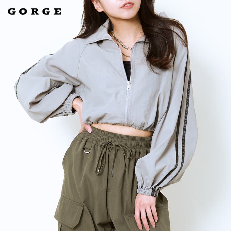 ライン入りシャカシャカブルゾン | GORGE  | 詳細画像1 