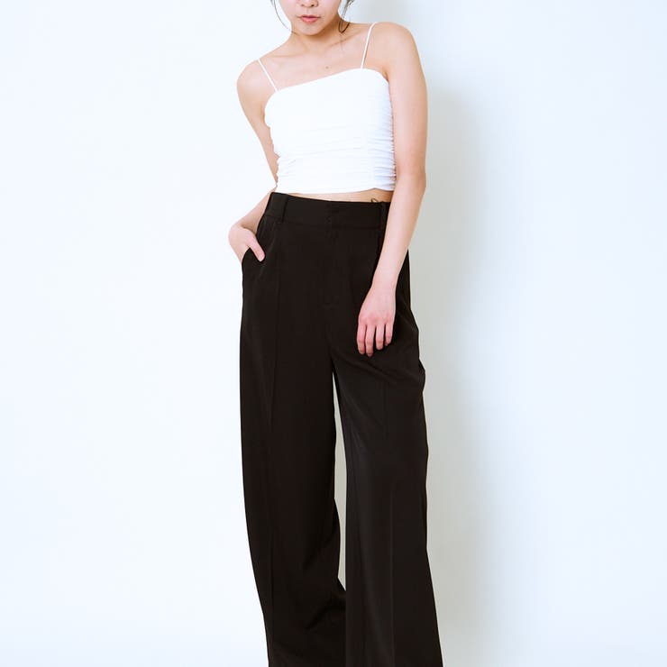 《ギャザーデザイン×華奢ストラップ》冷感キャミトップス | GORGE  | 詳細画像6 