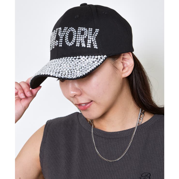 NewYorkラインストーンキャップ[品番：GORW0009943