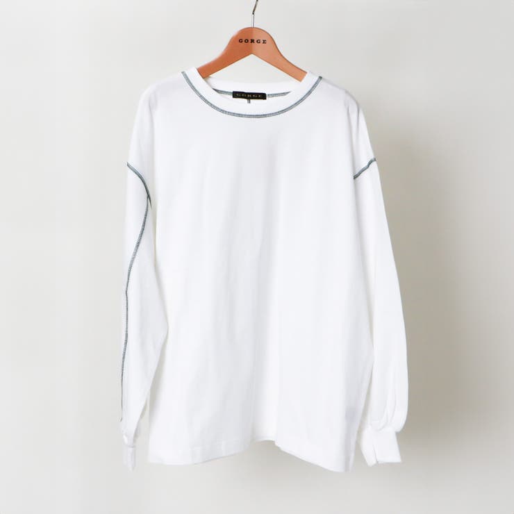 オフホワイト | ステッチロンＴシャツ | GORGE 
