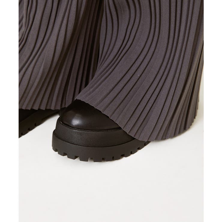 レディース ゆるプリーツワイドパンツ ウエストゴム | GORGE  | 詳細画像6 