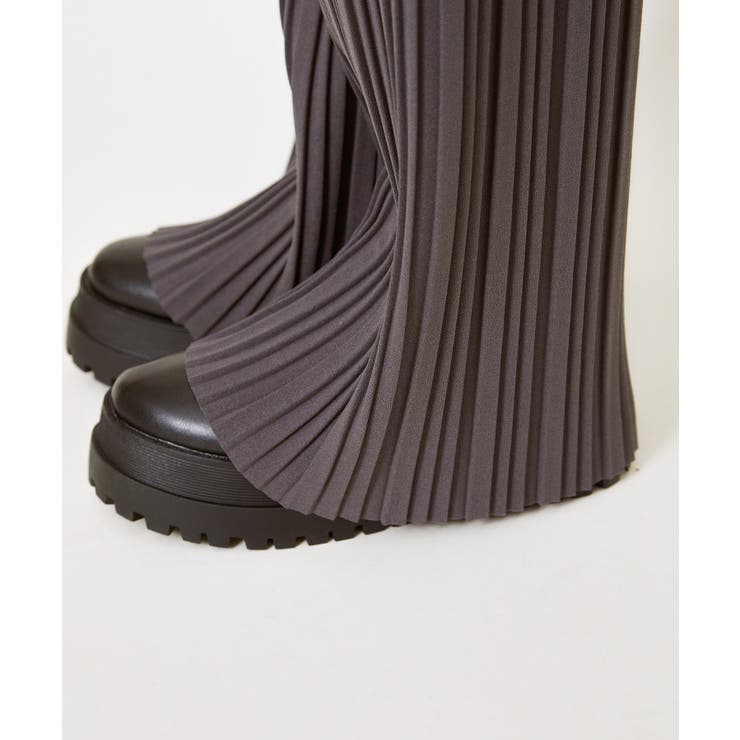 レディース ゆるプリーツワイドパンツ ウエストゴム | GORGE  | 詳細画像7 