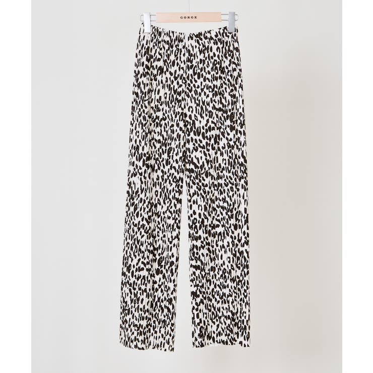 オフ／ＢＫ | レディース ゆるプリーツワイドパンツ ウエストゴム | GORGE 