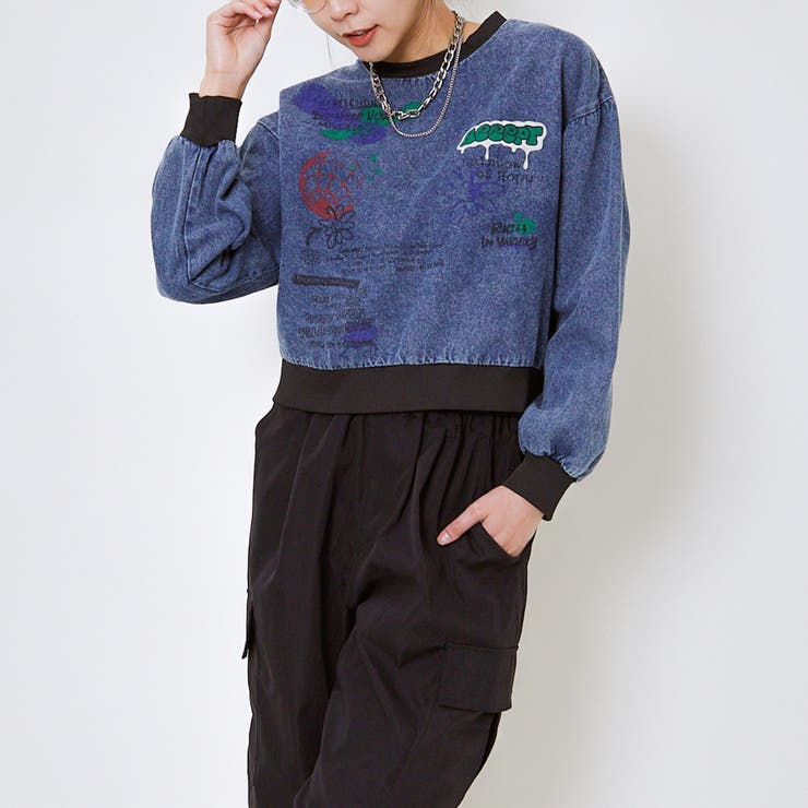 プリントデニムトップス | GORGE  | 詳細画像8 