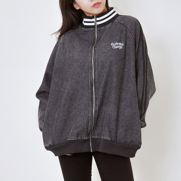 ラインリブラインデニムブルゾン[品番：GORW0009732]｜GORGE （ゴージ）のレディースファッション通販｜SHOPLIST（ショップリスト）