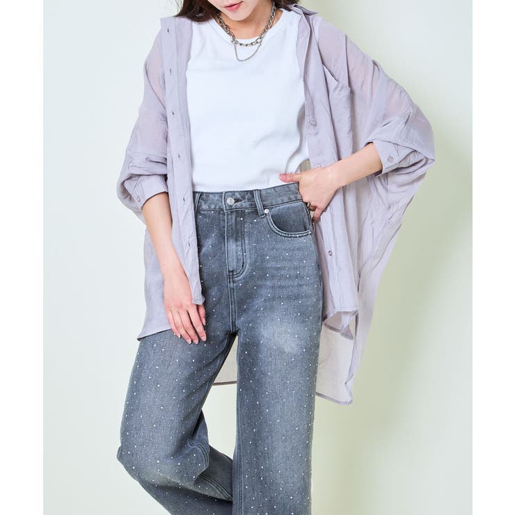 レディース オーバーサイズシャツ ロング丈 | GORGE  | 詳細画像29 