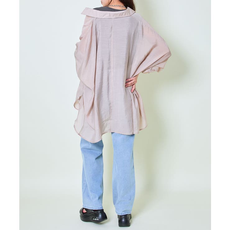 レディース オーバーサイズシャツ ロング丈 | GORGE  | 詳細画像35 