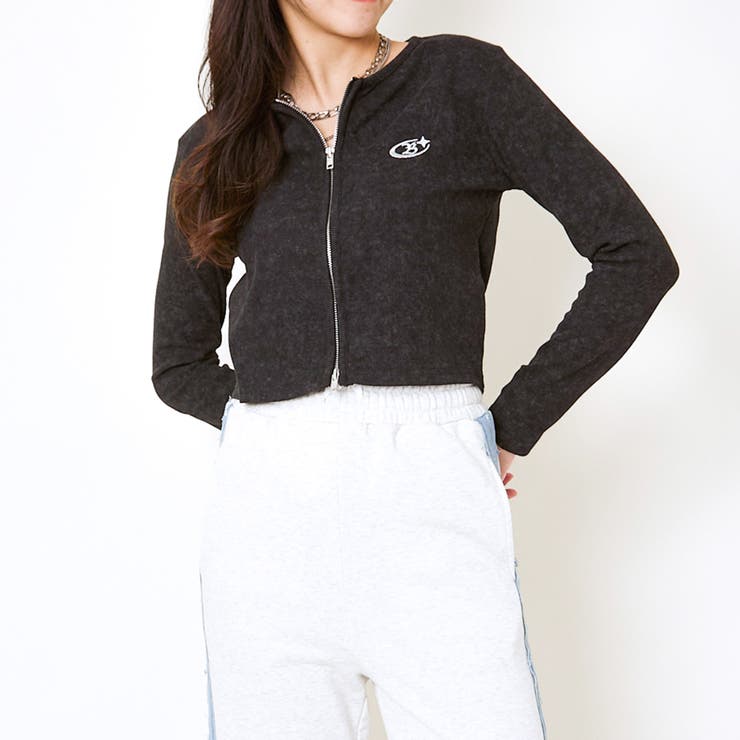 レディース 刺しゅうジップカーディガン 羽織り | GORGE  | 詳細画像12 