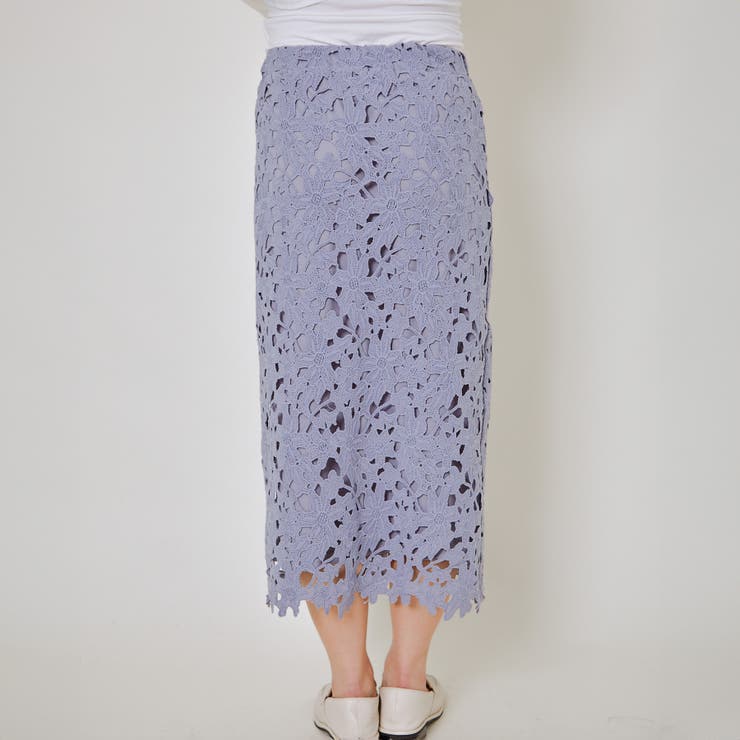 《総レース×タイトシルエット》レディース ナロースカート ロング丈 | GORGE  | 詳細画像4 