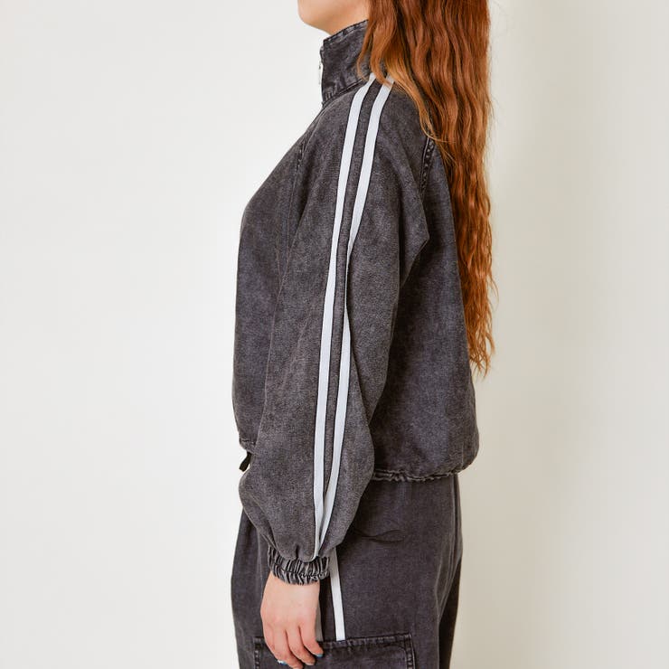ラインデニムドローコードショート丈ブルゾン | GORGE  | 詳細画像3 